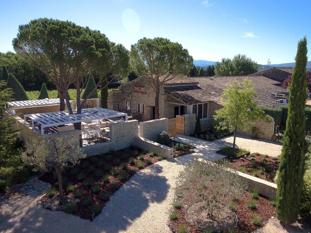 Hotel Carcarille Restaurant Le C Gordes Exterior photo